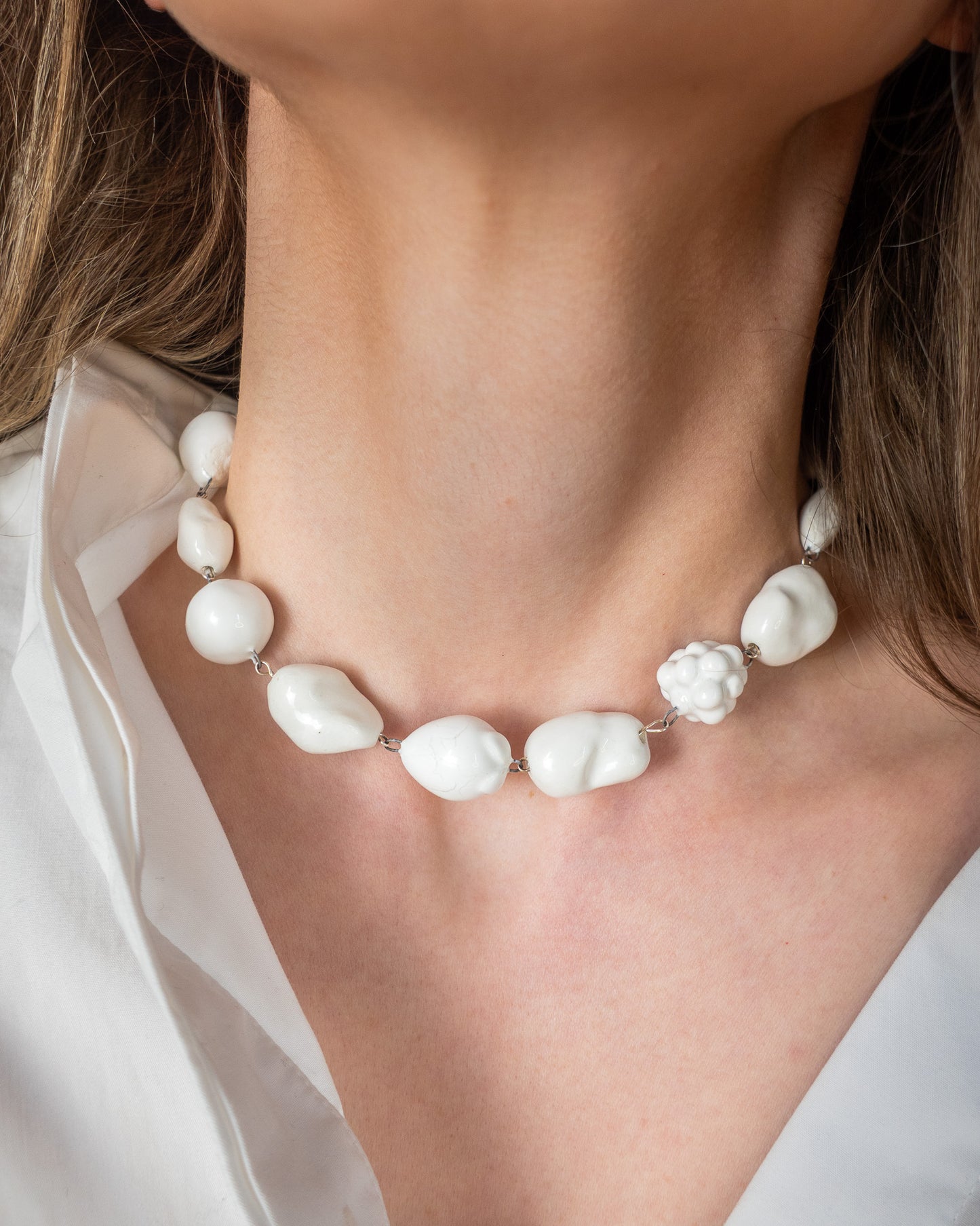 Necklace White Fruits