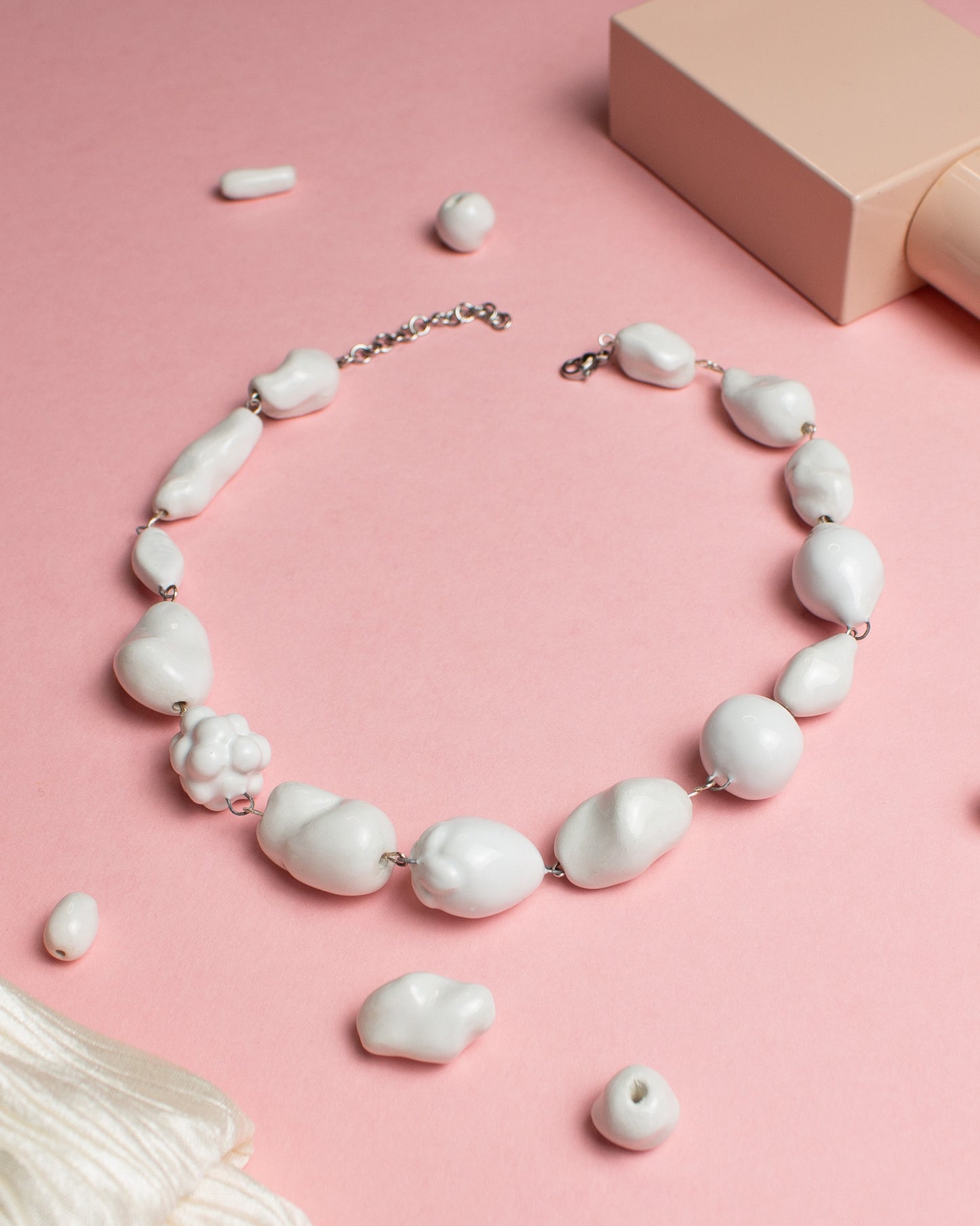 Necklace White Fruits