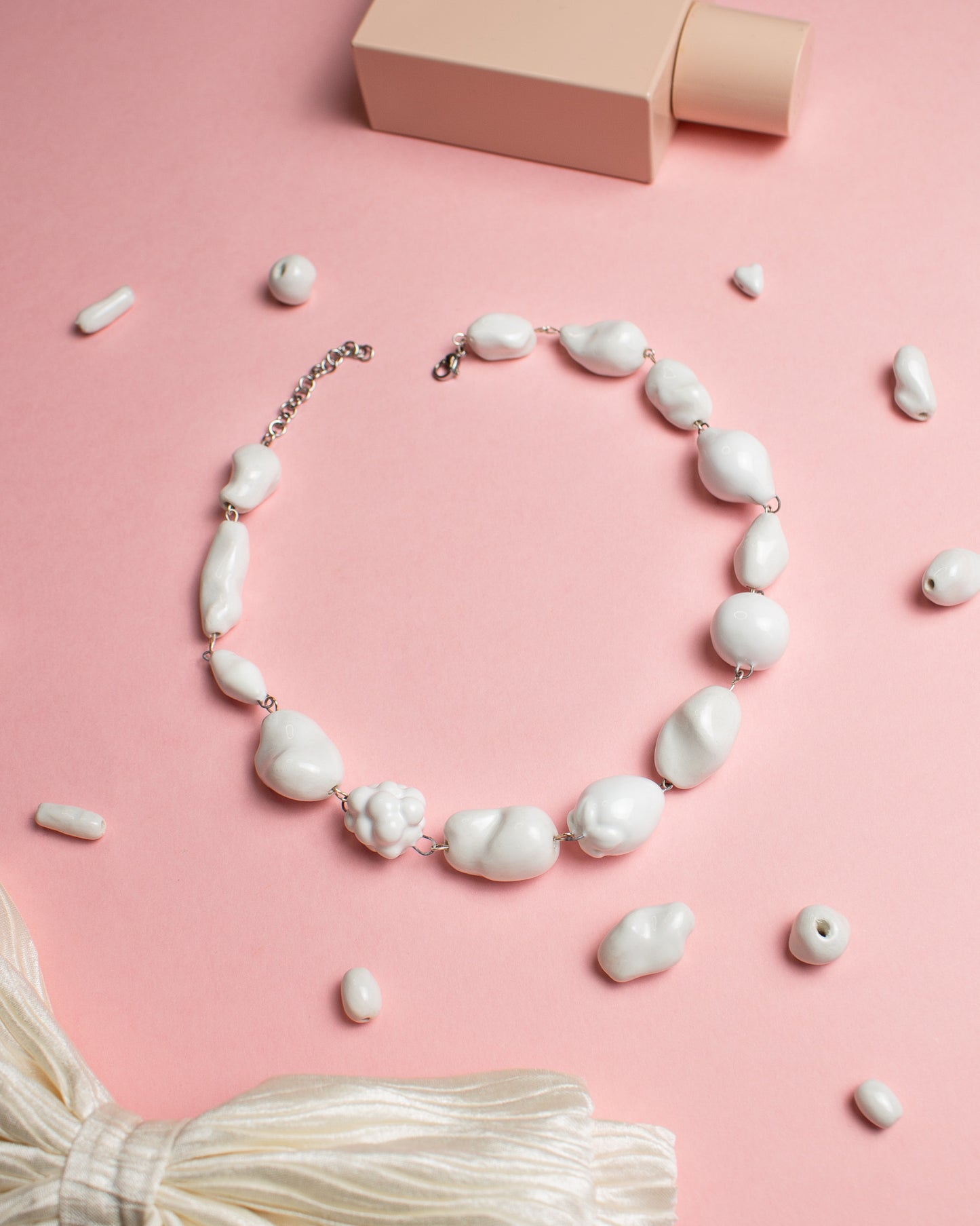 Necklace White Fruits