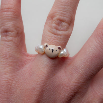 Pearl Ring - Bear