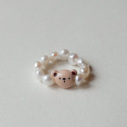 Pearl Ring - Bear