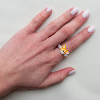 Pearl Ring - Corgi