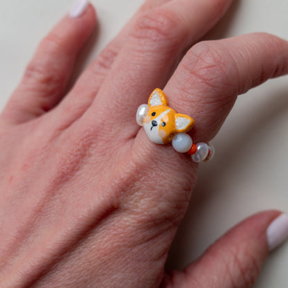 Pearl Ring - Corgi