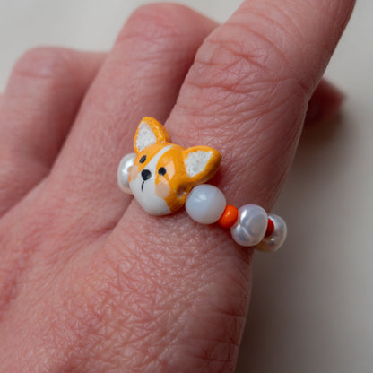 Pearl Ring - Corgi