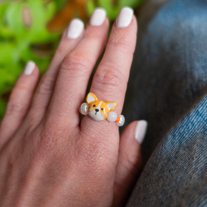 Pearl Ring - Corgi