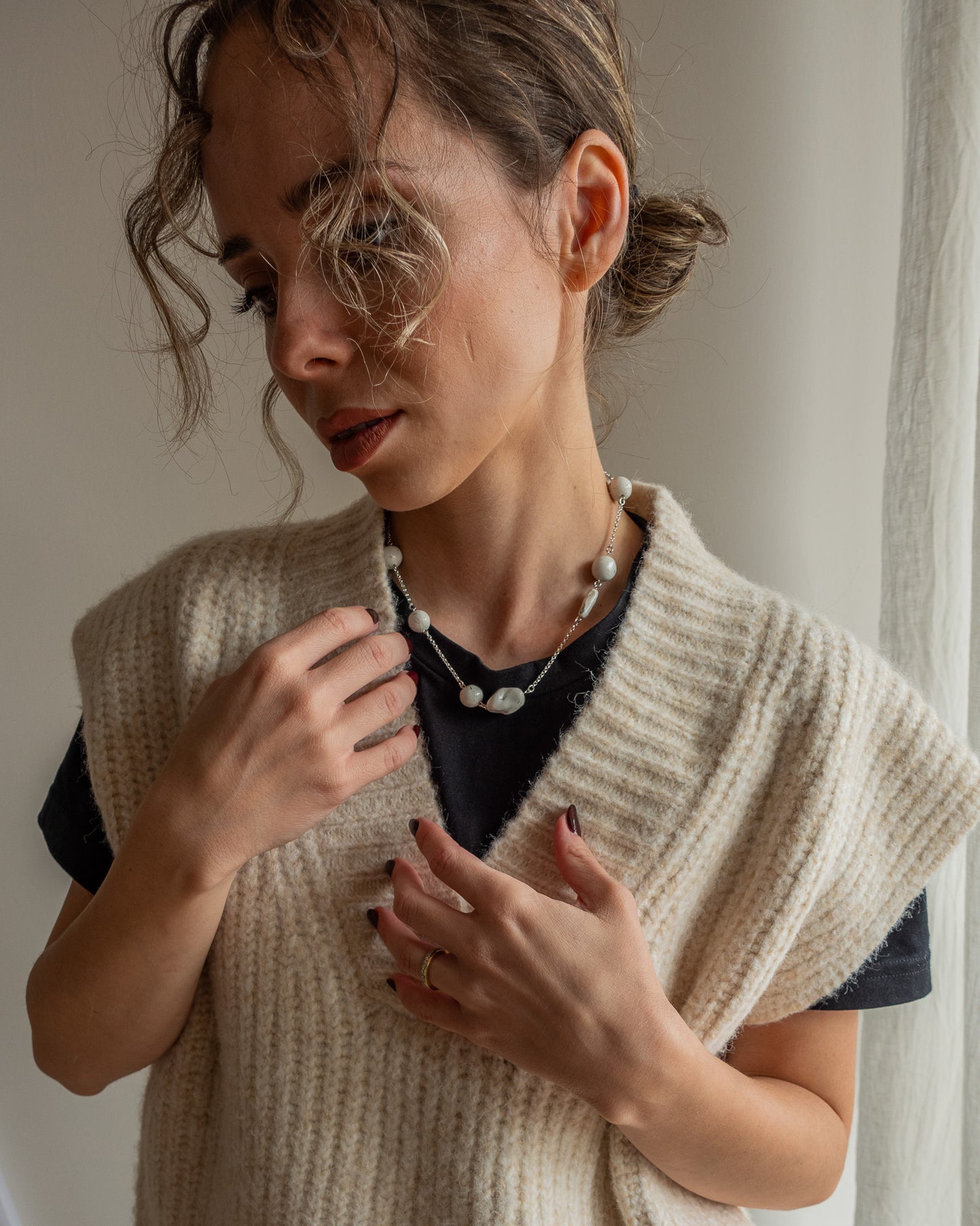 Line Dust - Necklace