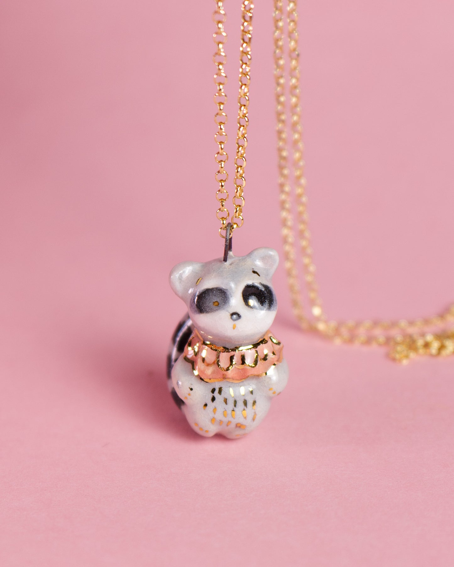 Náhrdelník - medvedík čistotný Tomy