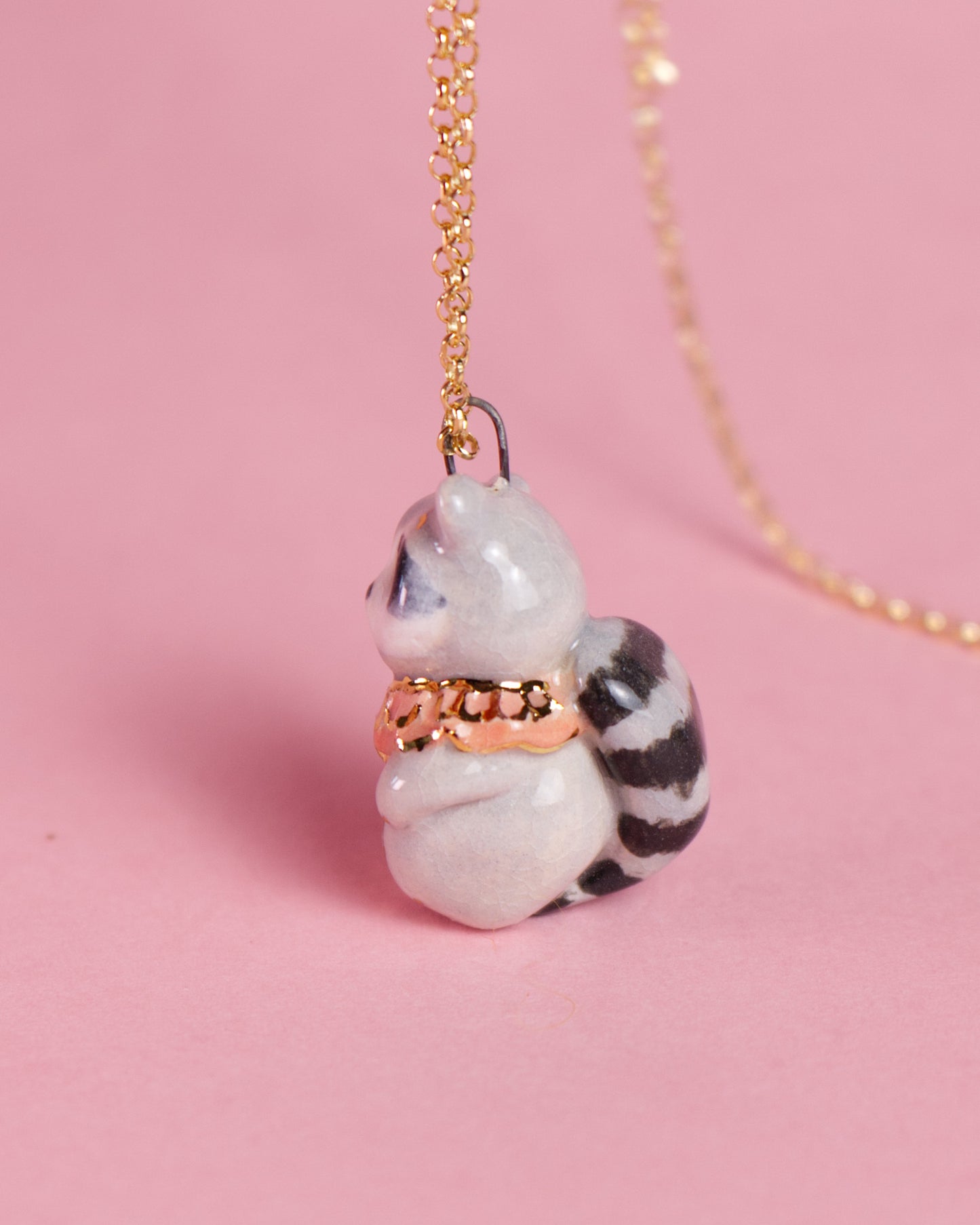 Náhrdelník - medvedík čistotný Tomy