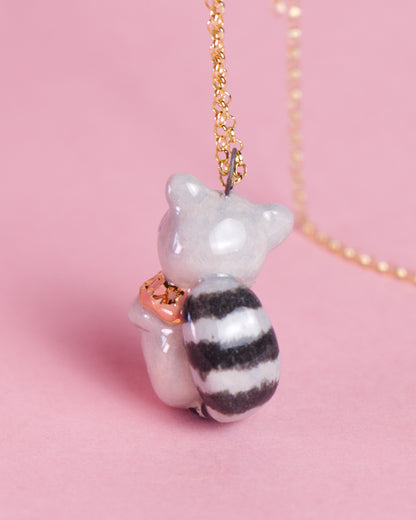 Náhrdelník - medvedík čistotný Tomy