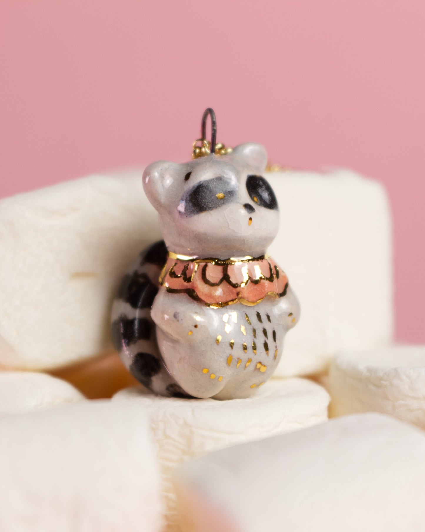 Náhrdelník - medvedík čistotný Tomy