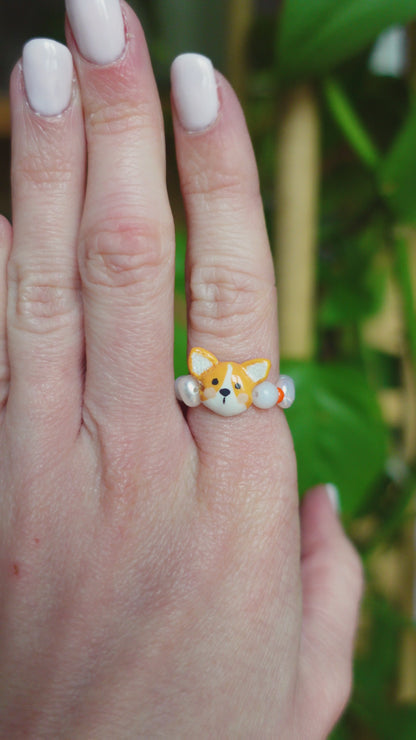 Pearl Ring - Corgi